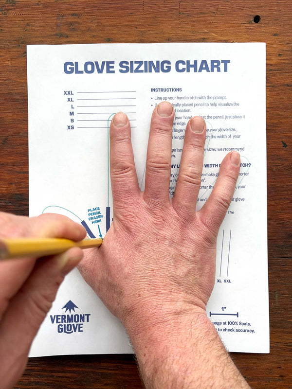 How to Measure Your Glove Size, Size Chart